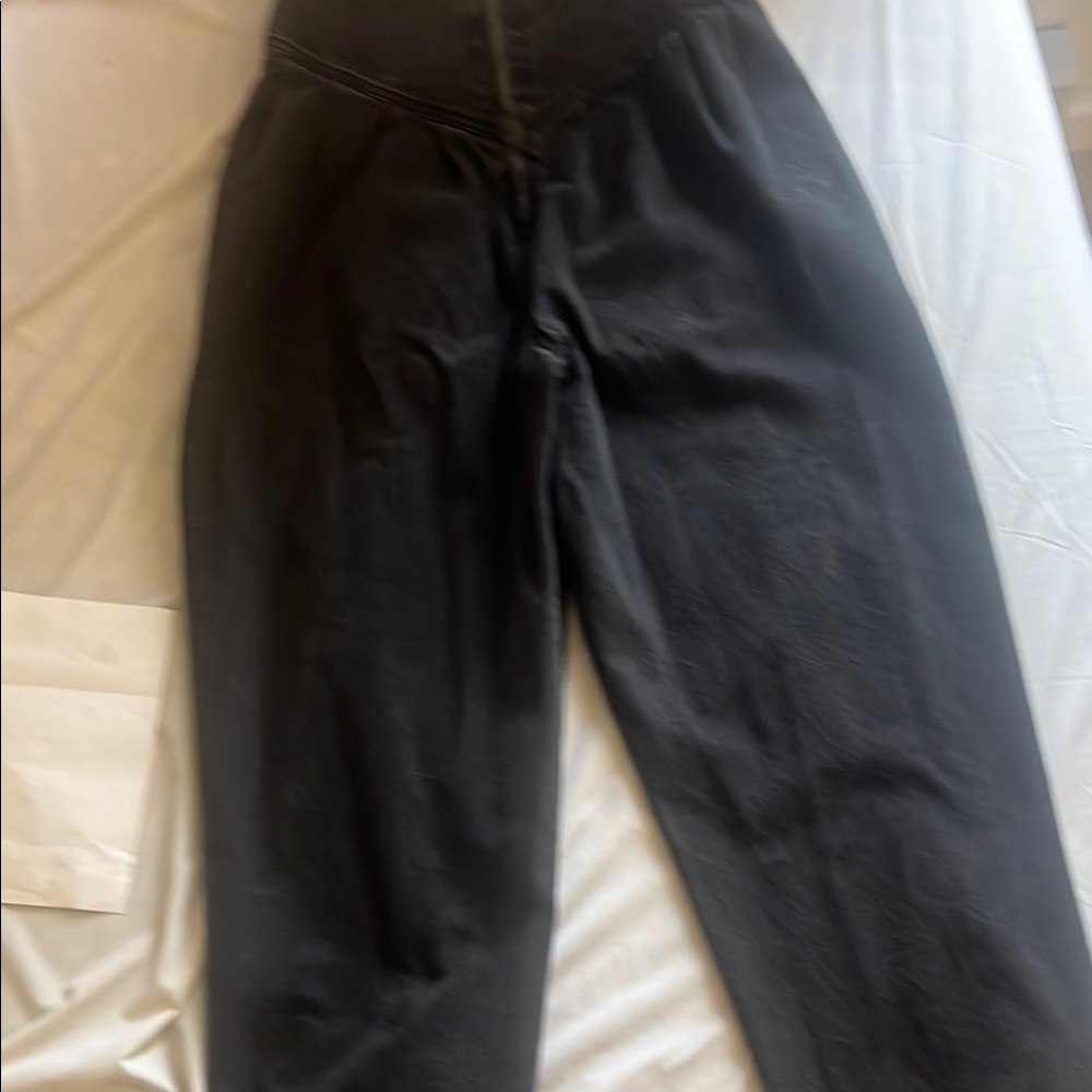 High-Waisted Black Pants